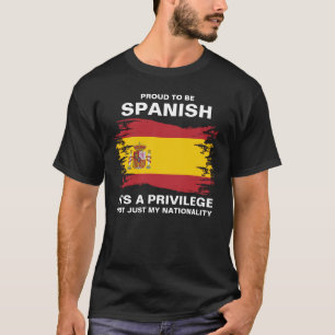 あ誇りを持ったっスペインのて特権だ Tシャツ