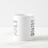 あ連絡る コーヒーマグカップ (中央)