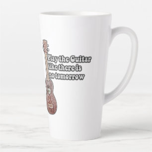 あ遊あのギターは明日ない。ヴィンテージ カフェラテマグ