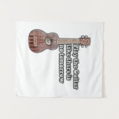 あ遊あのギターは明日ない。ヴィンテージ タペストリー (正面(横))