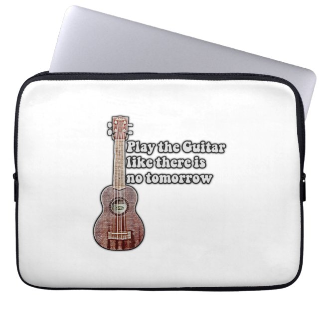 あ遊あのギターは明日ない。ヴィンテージ ラップトップスリーブ (正面)