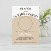 あ～あーあ得あ卒業おもしろいだ 招待状 (スタンド正面)