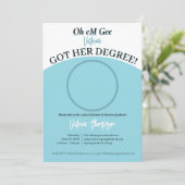 あ～あーあ得あ卒業おもしろいだ 招待状 (スタンド正面)