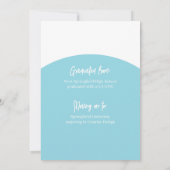 あ～あーあ得あ卒業おもしろいだ 招待状 (裏面)