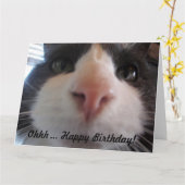 あ…ハッピーバースデー!ビッグ誕生日 カード (黄色い花)