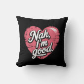 あ~バレンタインデーいいおもしろいね クッション (正面)