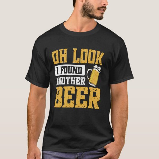 あ、ビールを見つけた Tシャツ (正面)