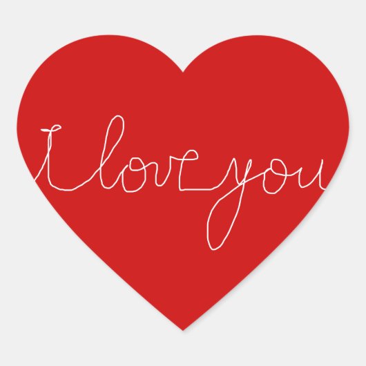 あloveあ ハートシール (正面)