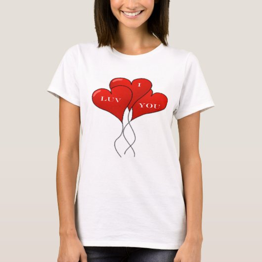 「あLOVEなただ」風船 Tシャツ (正面)