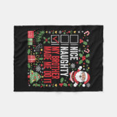 いいいけな兄がクリスマスSa フリースブランケット (正面(横))