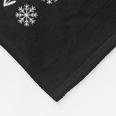 いいいけな試みが行われた – Christmas Check フリースブランケット (角)