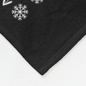 いいいけな試みが行われた – Christmas Check フリースブランケット (角)