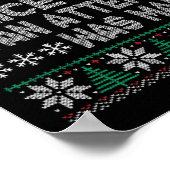 いいいけな試みが醜いクリスマスになった ポスター (角)