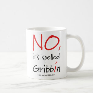 いいえのそれはGribbin -大きい文字--を綴りませんでした コーヒーマグカップ