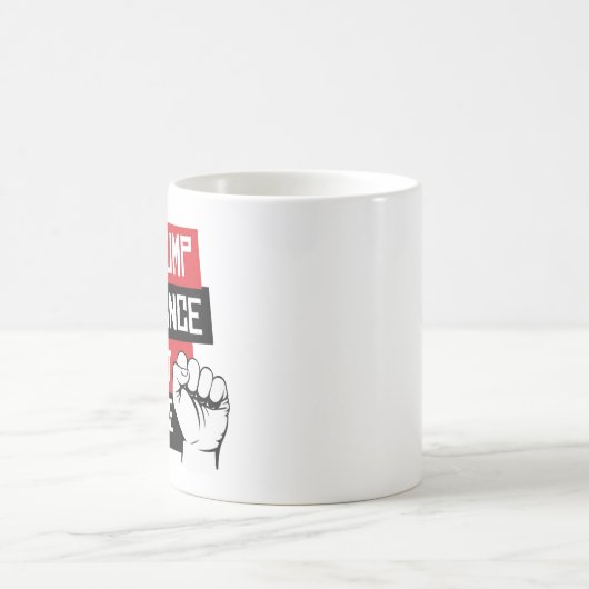 いいえトランプいいえVance大きな太ったチャンス コーヒーマグカップ (中央)