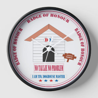 いいえトーキー、問題なし犬小屋マスターDescgn。 壁時計