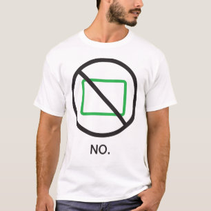 いいえ人のワイシャツ Tシャツ