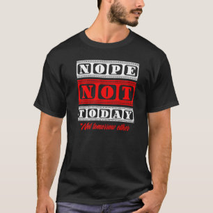 いいえ今日サタンしない明日も怠惰なサウンド Tシャツ
