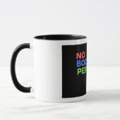 いいえ体は完璧な引用文 マグカップ (左)