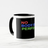 いいえ体は完璧な引用文 マグカップ (正面左)