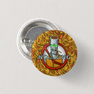 いいえ喫煙のサイン – シガレットおもしろいキャラクター 缶バッジ