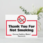 いいえ喫煙 – ありがとうご喫煙カード シーズンカード (スタンド正面)