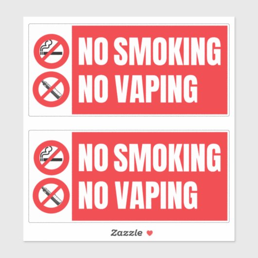 いいえ喫煙No蒸発 シール (シート)