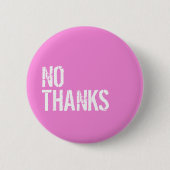 いいえ感謝してい- 缶バッジ (正面)