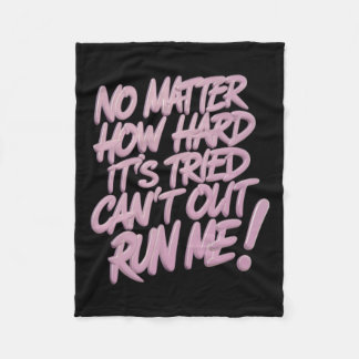 いいえ懸命試されたアウトできない…シール フリースブランケット