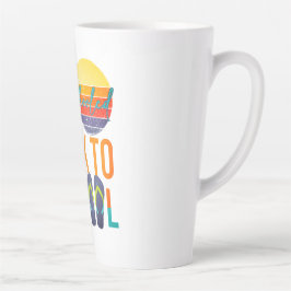 いいえ新学期 – ホームショールド カフェラテマグ