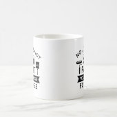 いいえ絵を描お家は無料 コーヒーマグカップ (中央)