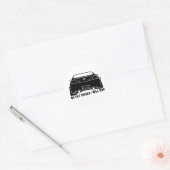 いいえ脂肪の雛、車をこする – G35クーペ ラウンドシール (封筒)