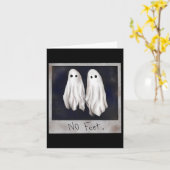 いいえ足幽霊ハロウィンウィッチリディアブレッハ不気味 カード (黄色い花)