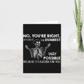 いいえ、あなたの言うことは正しい。ダム方式でやってみよう カード (正面)