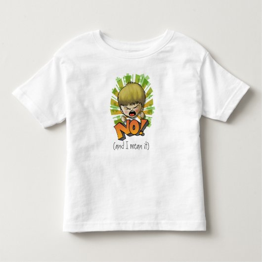 いいえ! トドラーTシャツ (正面)