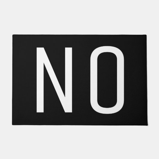 いいえ ドアマット (正面)