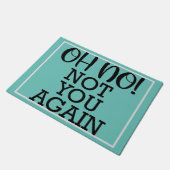 いいえ、再び家の装飾 ドアマット (アングル)