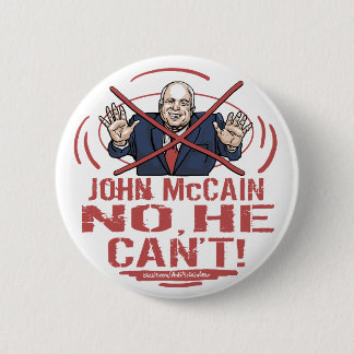 いいえ、彼はできません 缶バッジ