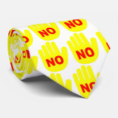"いいえ"手のタイ ネクタイ (ロール)