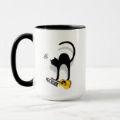 いいえ、猫のための紅茶マグカップ マグカップ (左)