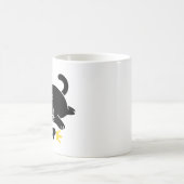 いいえ 猫 ネコ好きのためのユーモア コーヒーマグカップ (中央)