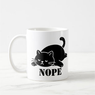いいえ 猫 ネコ好きのためのユーモア コーヒーマグカップ