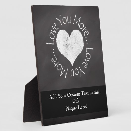いいえ、私はあなたをもっと愛している フォトプラーク (側面)