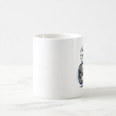 いいえ、私はゴム製あなたの接着剤です コーヒーマグカップ (中央)