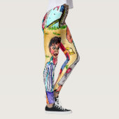 いいえ、私達は石-レギンス--を投げていません レギンス (右)