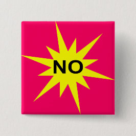 いいえ 缶バッジ