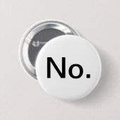 いいえ 缶バッジ (正面&裏面)
