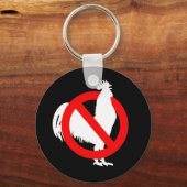 いいえ(鶏肉) キーホルダー (正面)