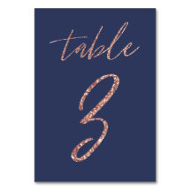 いいえ、３ - グラム・グリッター・ローズゴールドと青のウェディング