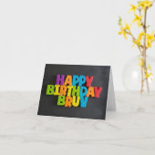 いいえ:198ハッピーバースデーBRUVカード(TFDGから) カード (黄色い花)